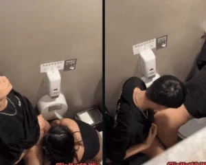 Hai đứa say trốn vào nhà vệ sinh